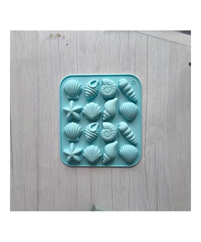 MOLDE PIEZAS MARINAS 2D 16 CAVIDADES