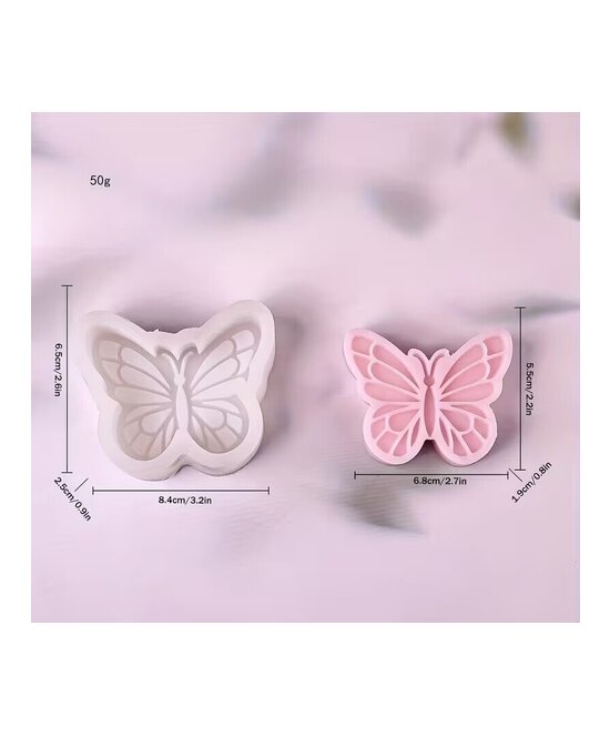 MOLDE DE MARIPOSA CON DISEÑO MEDIANA