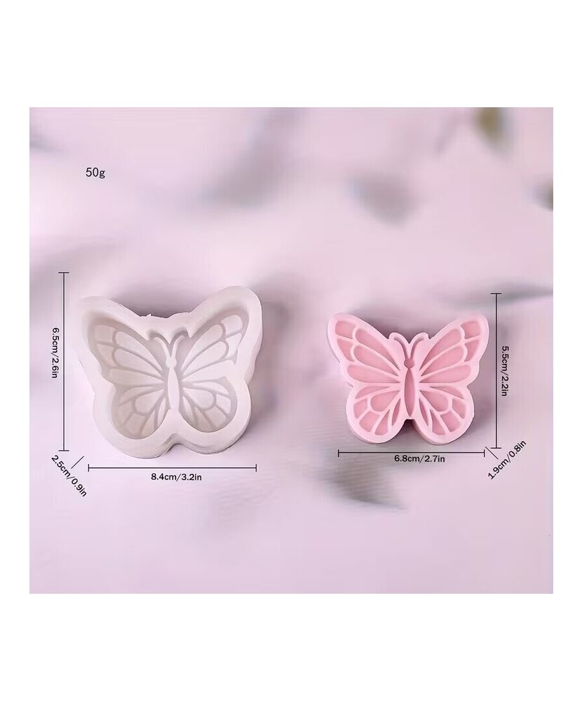 MOLDE DE MARIPOSA CON DISEÑO MEDIANA