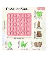 MOLDE MINI PIEZAS DE BEBE 35 CAVIDADES