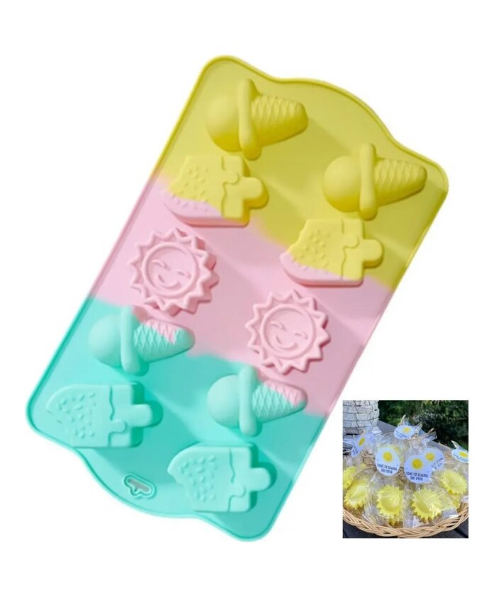 MOLDE HELADOS MEDIANOS 2D 10 CAVIDADES