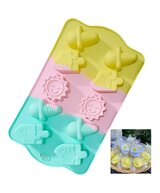 MOLDE HELADOS MEDIANOS 2D 10 CAVIDADES