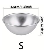 MOLDE PARA BOMBA DE BAÑO PEQUEÑO METAL. UNIDAD