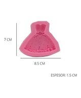 MOLDE VESTIDO PLANO DISEÑO PEQUEÑO
