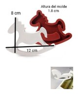 MOLDE CABALLO MECEDORA MEDIANO PLANO