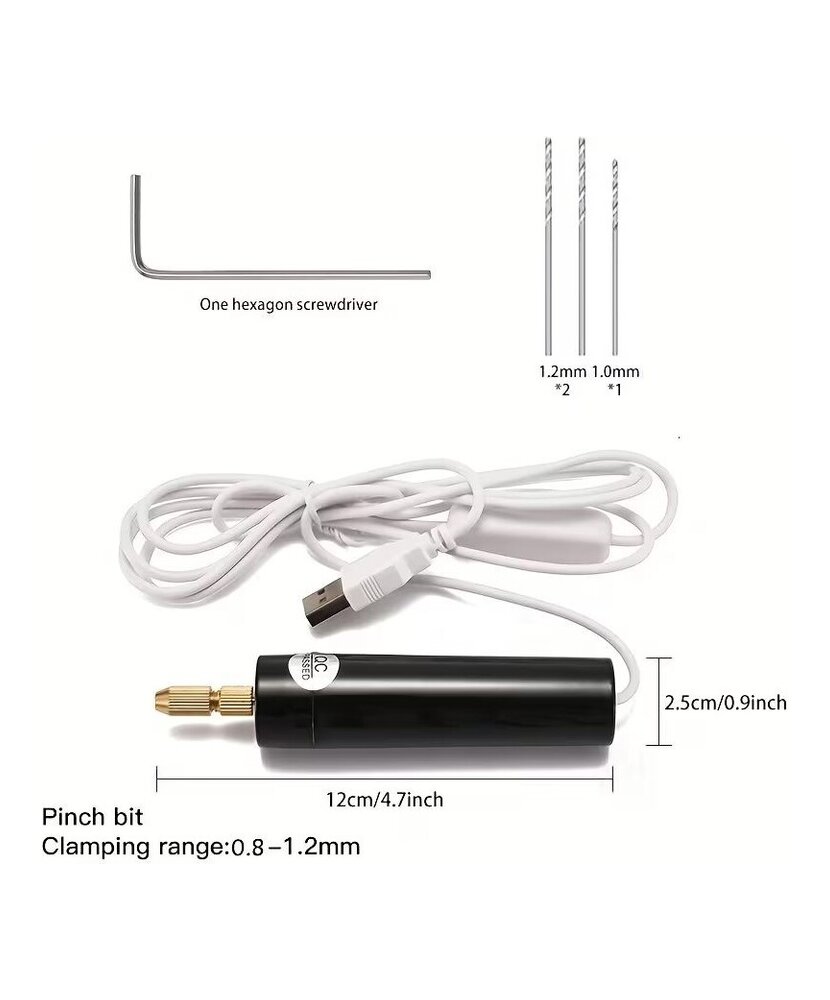 MINI TALADRO ELECTRICO PARA MANUALIDADES