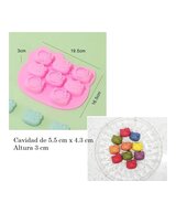 MOLDE HELLO KITTY 8 CAVIDADES LAZO