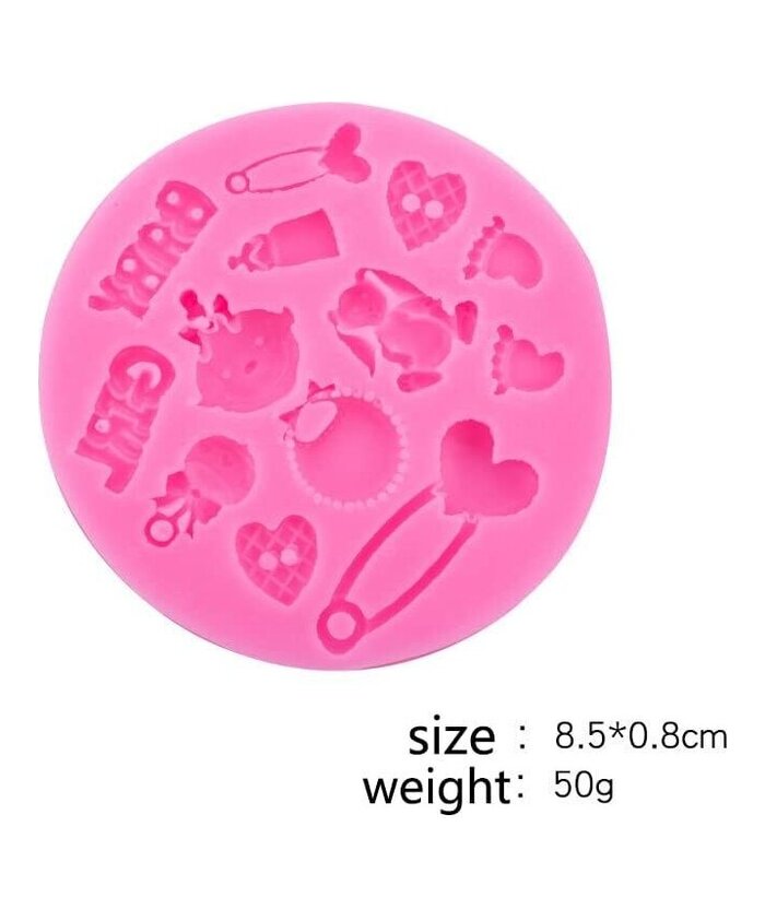 MOLDE MINI PIEZAS BEBE 13 CAVIDADES