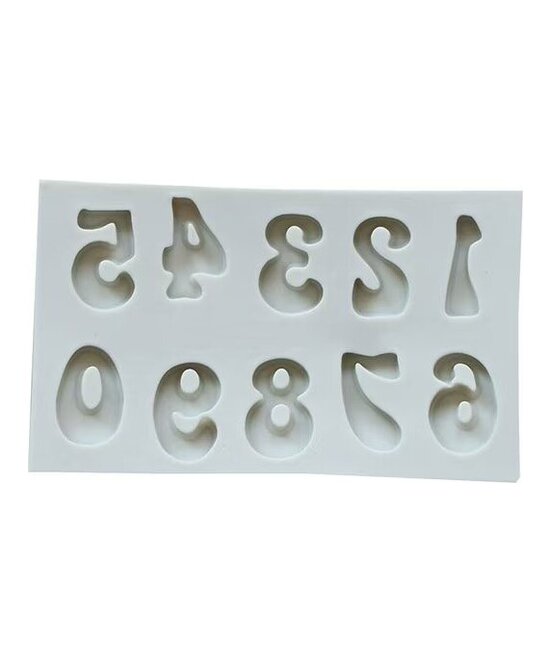 MOLDE NUMEROS PEQUEÑOS ESTILO