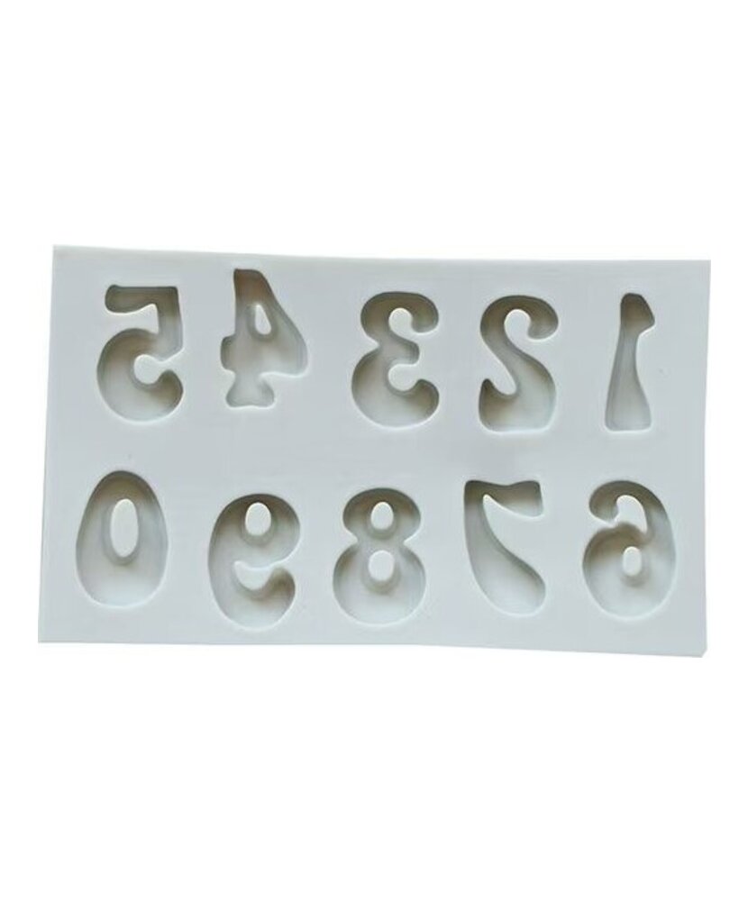MOLDE NUMEROS PEQUEÑOS ESTILO