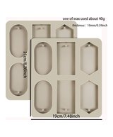 MOLDE TABLETAS AROMATICAS WAX OVALO, RECTANGULO 6 CAVIDADES