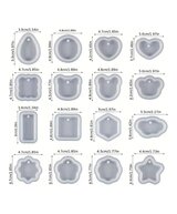 MOLDE PARA LLAVEROS O DIJES  16 PIEZAS
