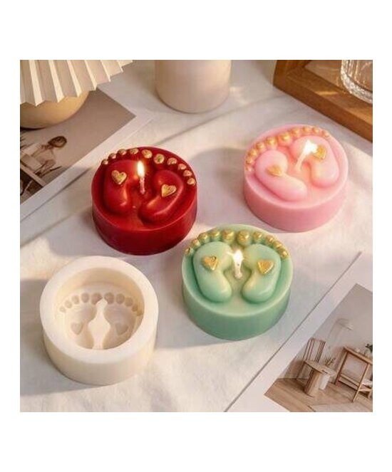 MOLDE MINI PIES CORAZON