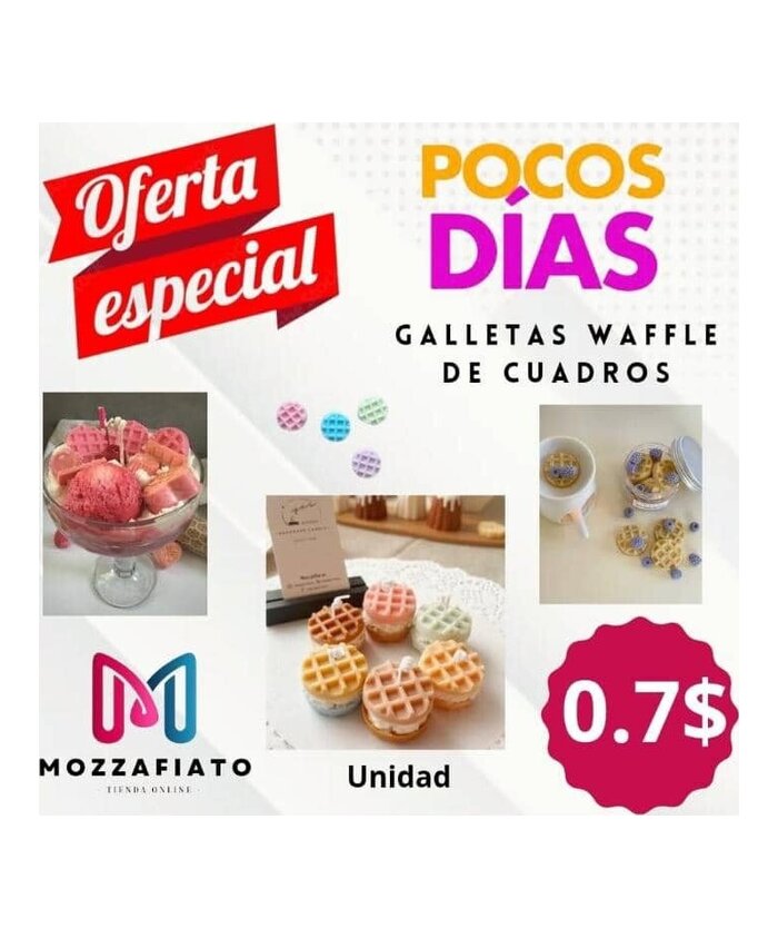 MOLDE MINI WAFFLES CIRCULARES UNIDAD