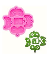 MOLDE CONTROLES DE VIDEO JUEGOS PLANO 5 CAVIDADES