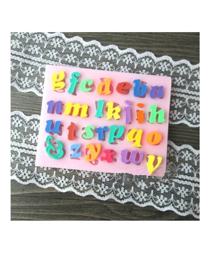 MOLDE MINI ABECEDARIO MINUSCULAS ESTILO