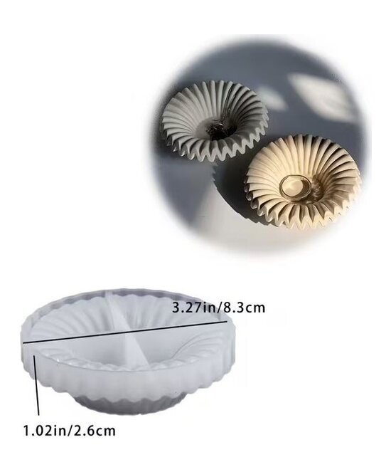 MOLDE BASE BANDEJA CIRCULAR DISEÑO PEQUEÑO