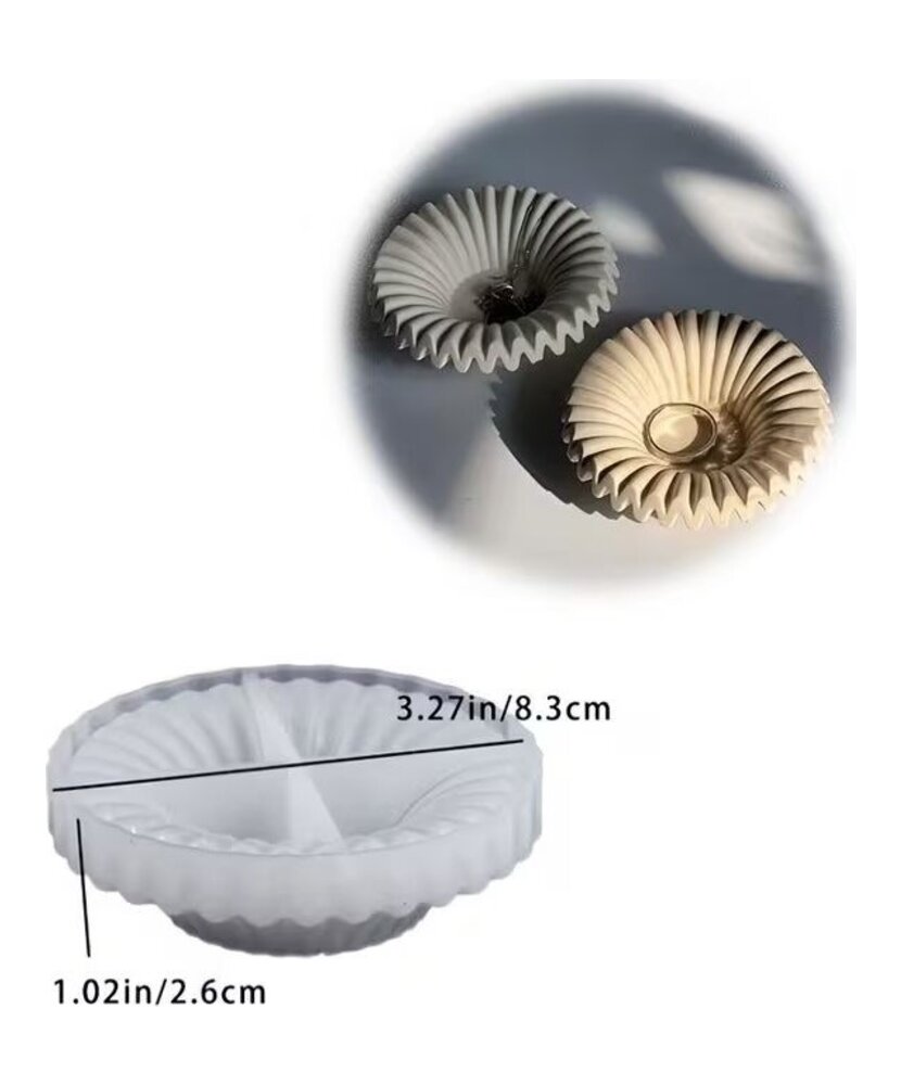 MOLDE BASE BANDEJA CIRCULAR DISEÑO PEQUEÑO