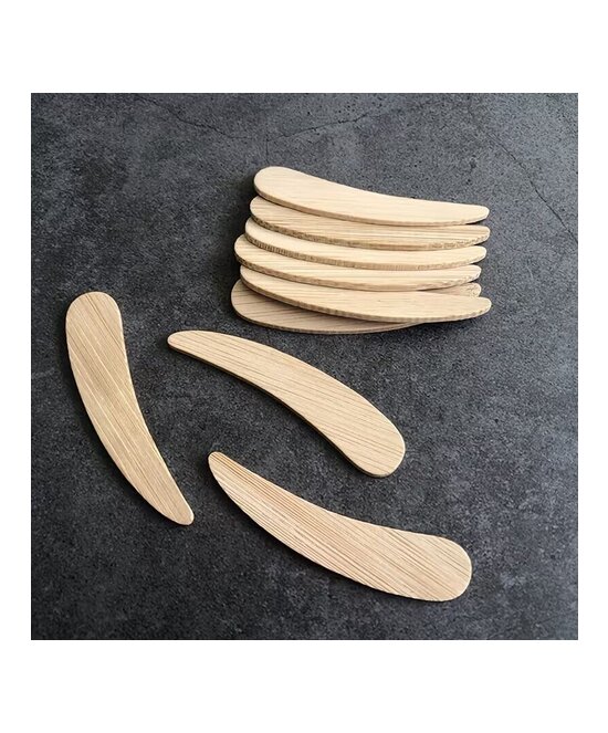 PALETAS DE BAMBU PARA COSMETICA NATURAL