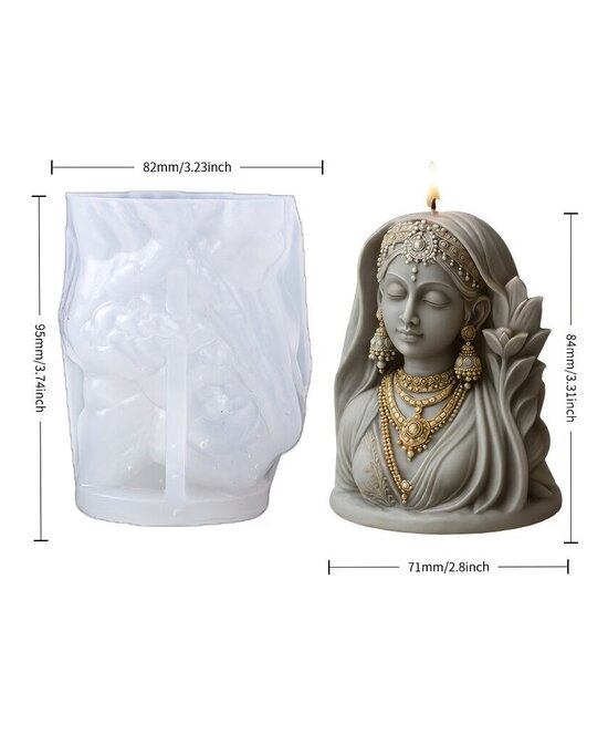 MOLDE DIOSA HINDU 3D
