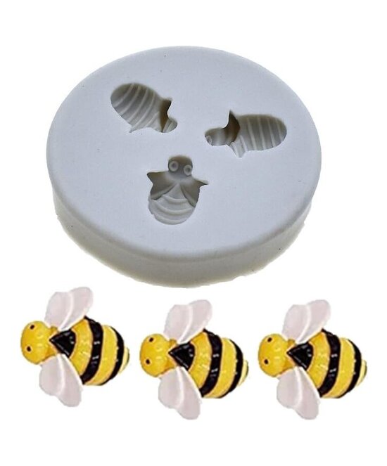 MOLDE MINI ABEJAS 3 CAVIDADES