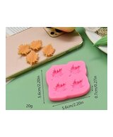 MOLDE MINI HOJAS PLANAS DRIL 4 CAVIDADES