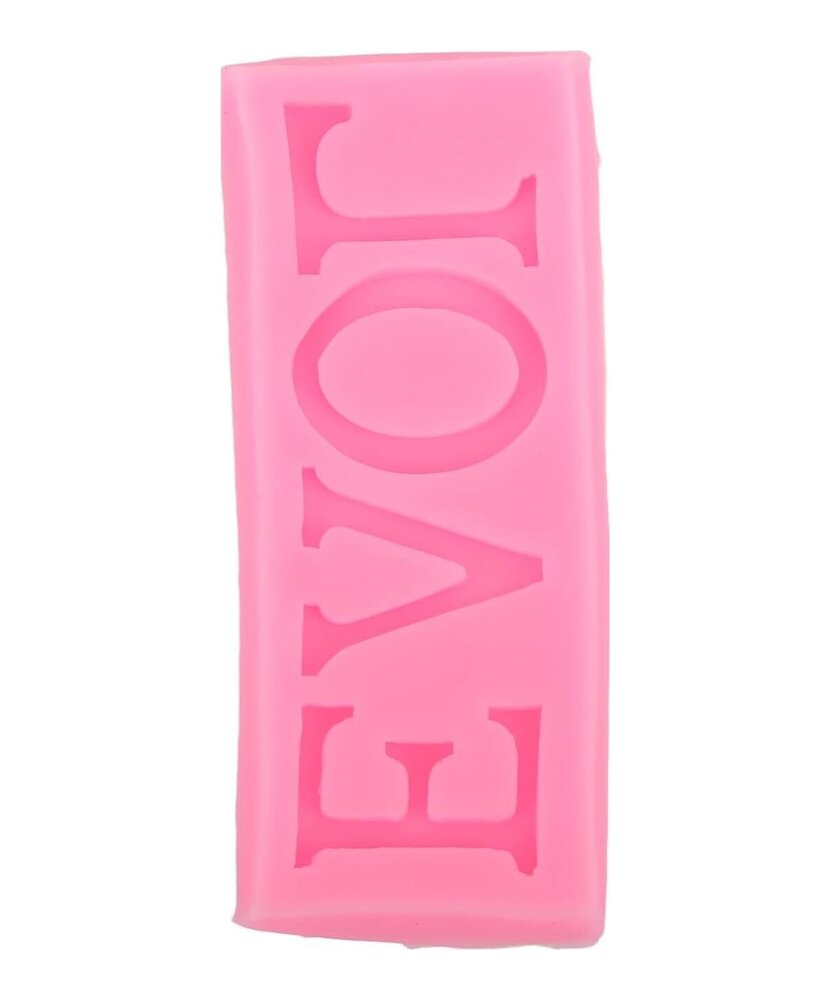 MOLDE LOVE PLANO PEQUEÑO MAYUSCULA