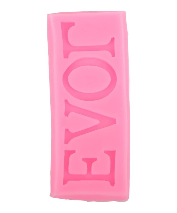 MOLDE LOVE PLANO PEQUEÑO MAYUSCULA