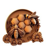 MOLDE ABEJA PLANO MIEL