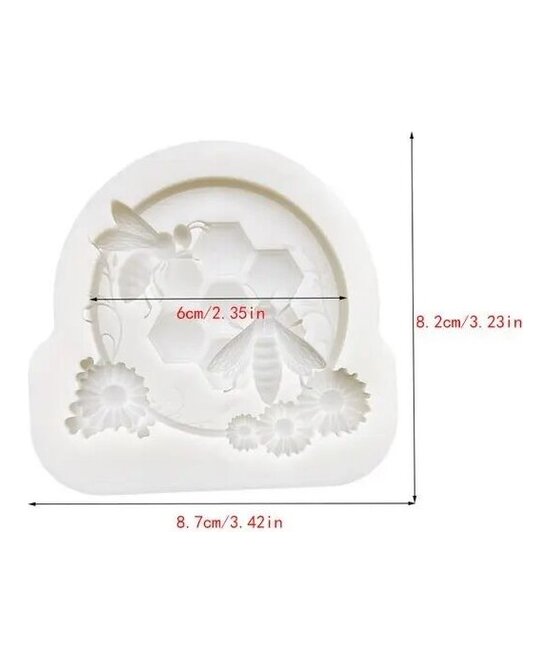 MOLDE ABEJA PLANO MIEL