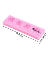 MOLDE MINI GIRASOLES 4 CAVIDADES PLANO