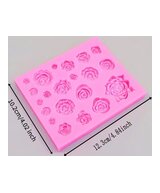 MOLDE MINI FLORES 20 CAVIDADES PLANAS