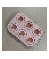 MOLDE CIRCULARES PARA JABONES 6 CAVIDADES