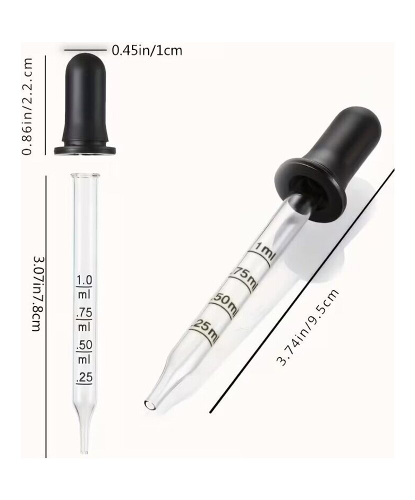 PIPETAS DE VIDRIO 1 ML UNIDAD