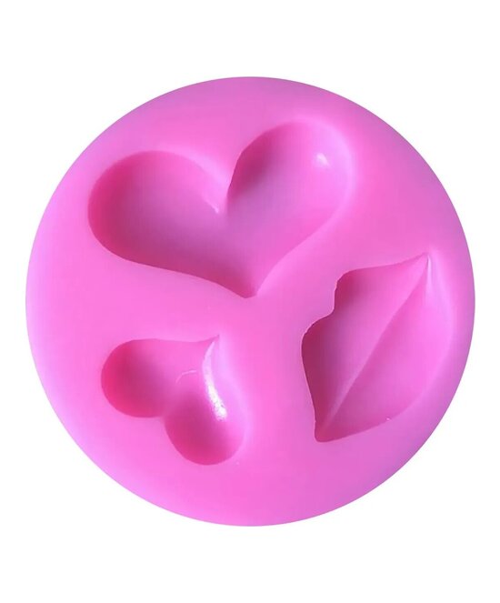 MOLDE CORAZONES, LABIO PLANO PEQUEÑO