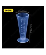 VASOS MEDIDORES 100 ML PLASTICO EMBUDO