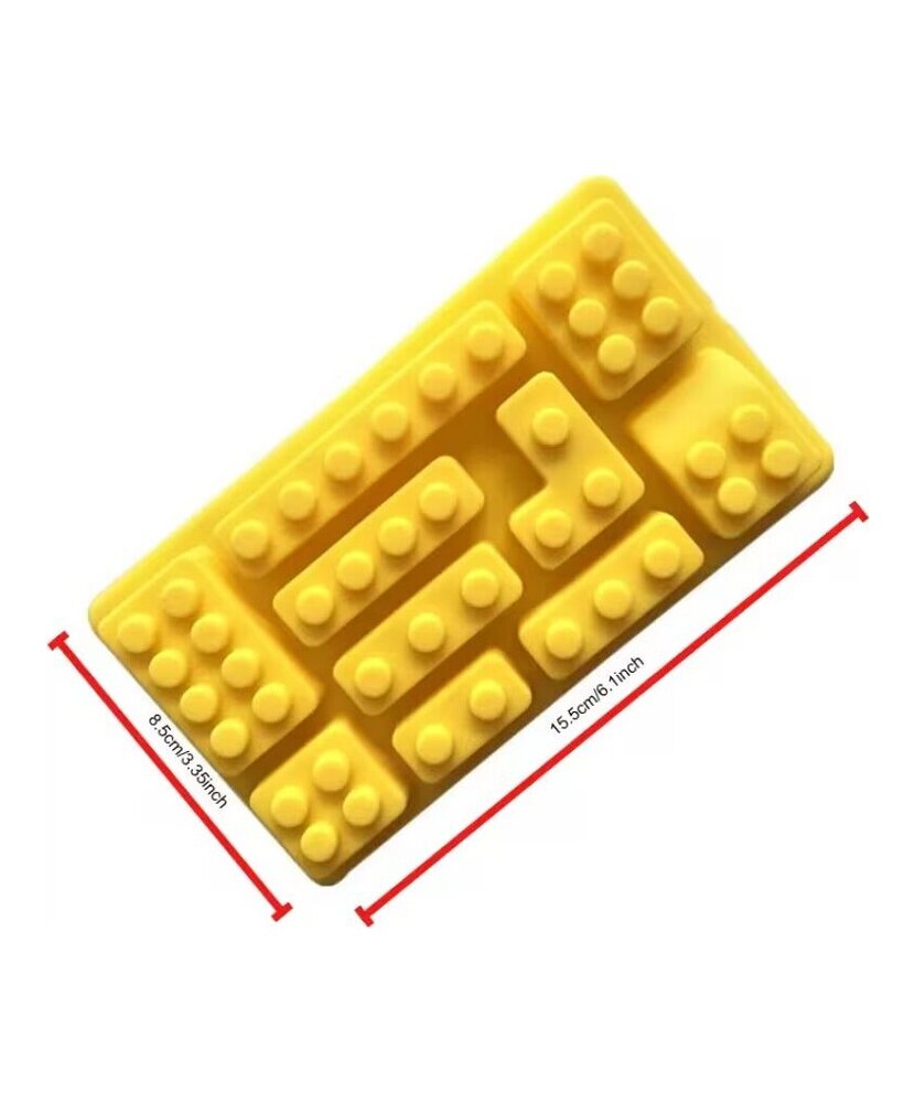 MOLDE FORMA DE LEGO MEDIANO