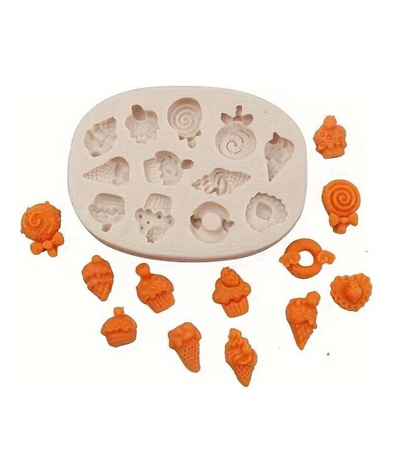 MOLDE MINI HELADOS 12 CAVIDADES