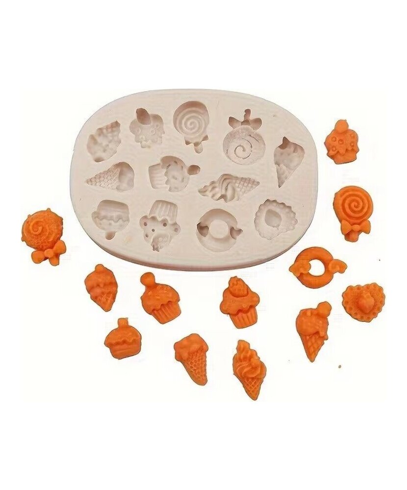 MOLDE MINI HELADOS 12 CAVIDADES