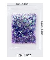 COPOS DE LENTEJUELAS BRILLANTES AZUL VERDE