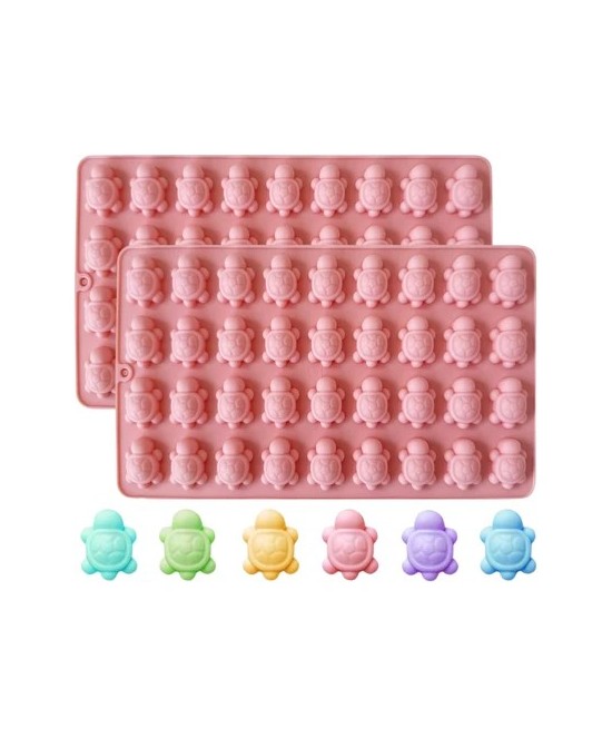 MOLDE MINI TORTUGAS 36 CAVIDADES GOMITAS