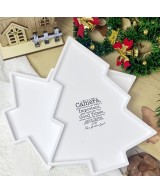 MOLDE DE BANDEJA BASE TIPO ARBOL DE NAVIDAD