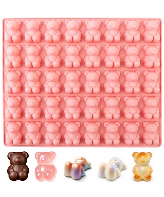 MOLDE MINI OSOS GELATINA O GOMITAS 40 CAVIDADES