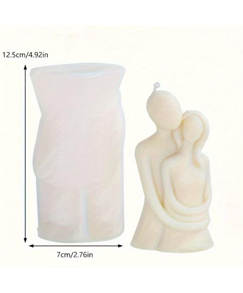 MOLDE PAREJA 3D ABRAZO