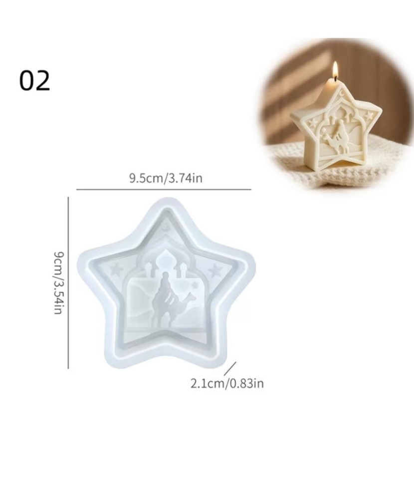 MOLDE ESTRELLA CAMELLO NAVIDAD