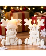 MOLDE RENOS NAVIDAD 2 CAVIDADES PLANO