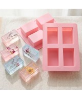 MOLDE JABONES RECTANGULARES ALTOS  4 CAVIDADES