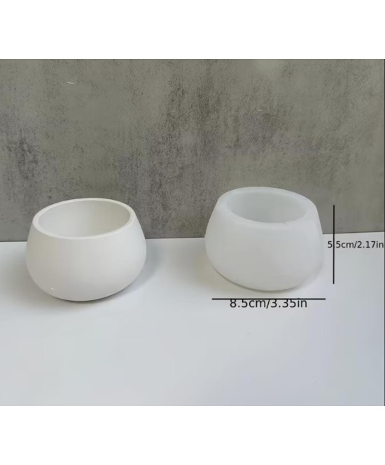 MOLDE MACETA REDONDA DISEÑO SIN TAPA