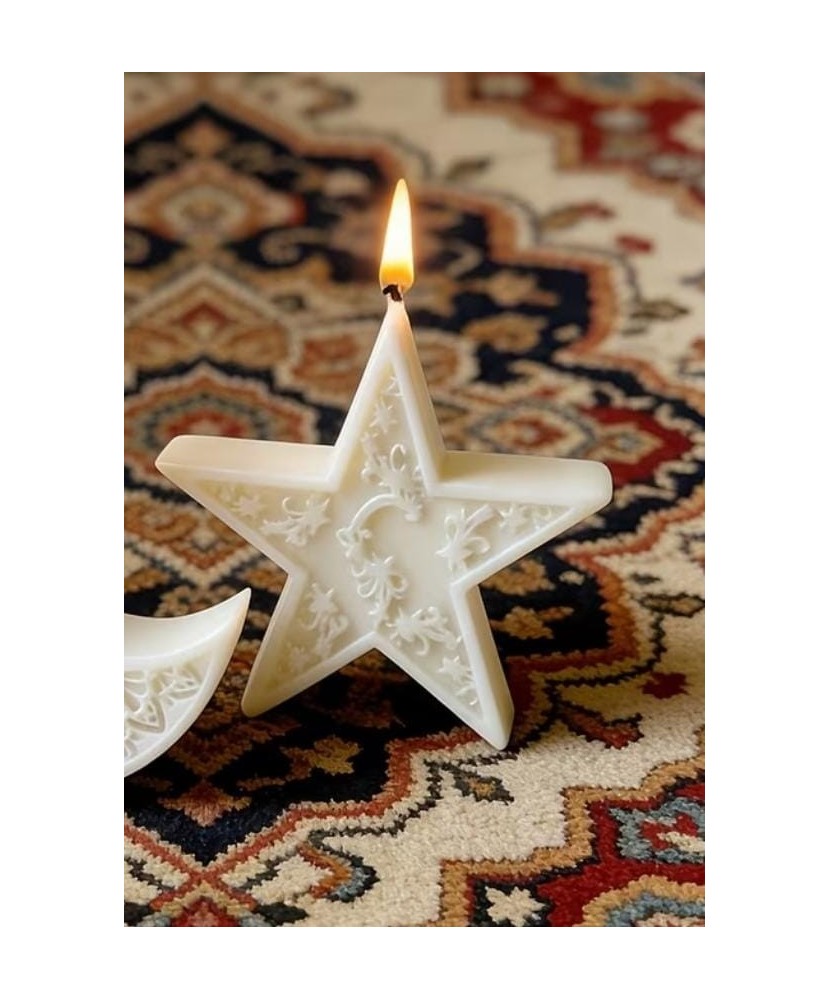 MOLDE ESTRELLA CON DISEÑO GRANDE