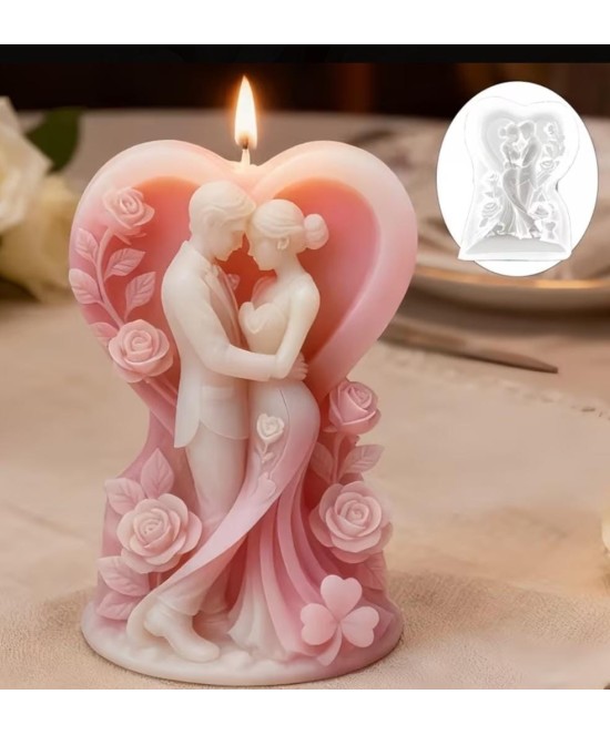 MOLDE PAREJA CASADA ABRAZO PEQUEÑA